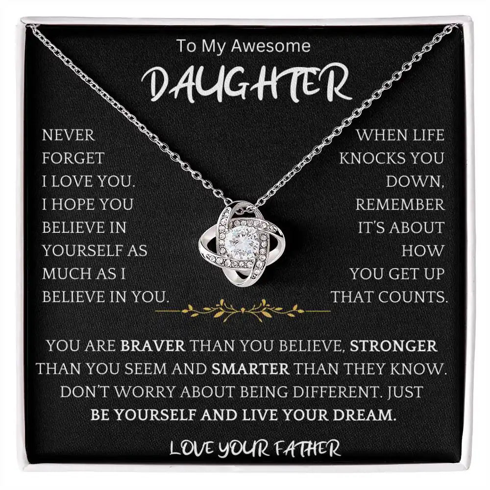 Braver, Stronger Necklace Daughter Gift Gift for Jewelry | Gifting2Go