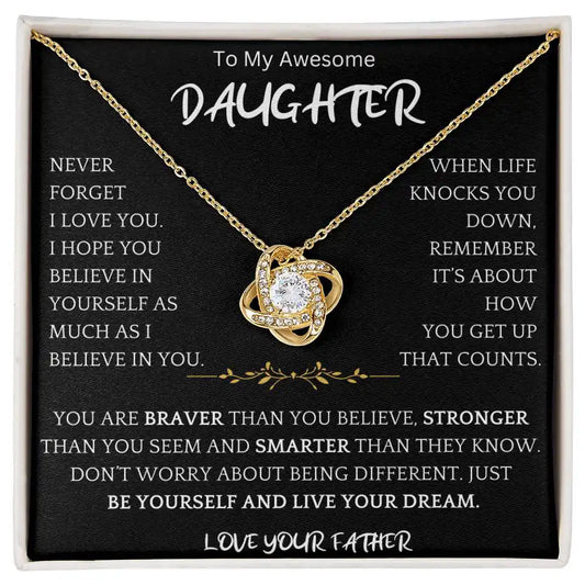 Braver, Stronger Necklace Daughter Gift Gift for Jewelry | Gifting2Go