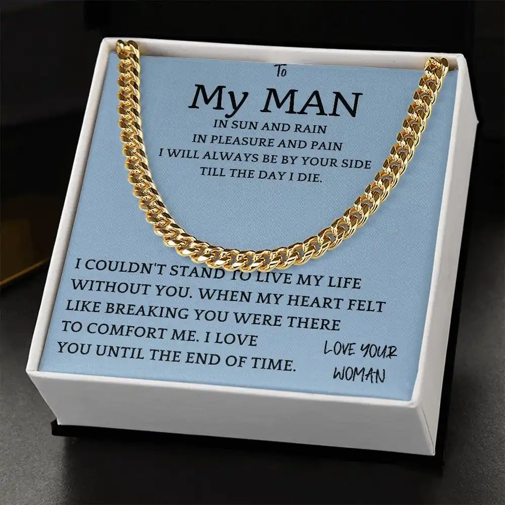 Breaking Heart Cuban Chain Gift For Men Gift for Jewelry | Gifting2Go