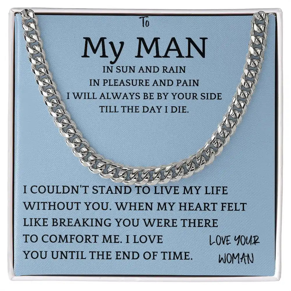 Breaking Heart Cuban Chain Gift For Men Gift for Jewelry | Gifting2Go