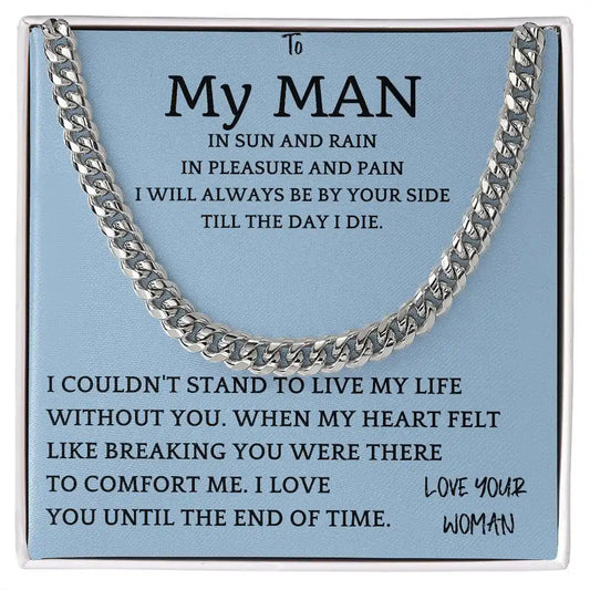 Breaking Heart Cuban Chain Gift For Men Gift for Jewelry | Gifting2Go