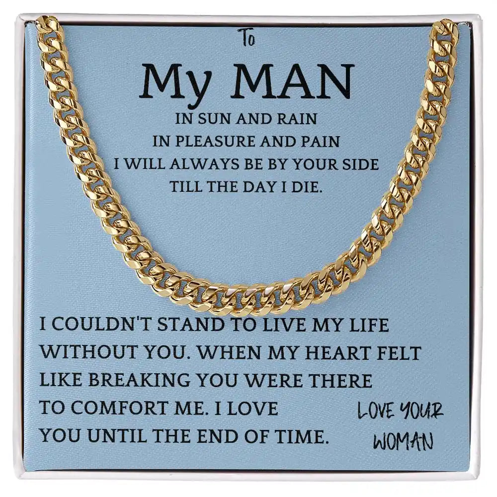 Breaking Heart Cuban Chain Gift For Men Gift for Jewelry | Gifting2Go