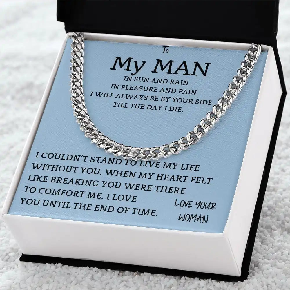 Breaking Heart Cuban Chain Gift For Men Gift for Jewelry | Gifting2Go