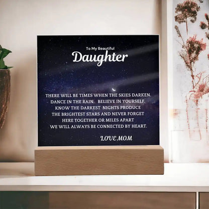 Brightest Stars Gift For Daughter Acrylic Plaque Gift for 708 - Home & Garden > Decor > Decorative Plaques | Gifting2Go