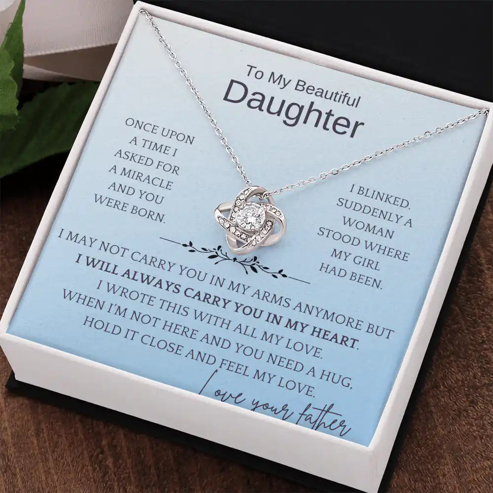 Carry In Arms Necklace From Father Gift for Jewelry | Gifting2Go