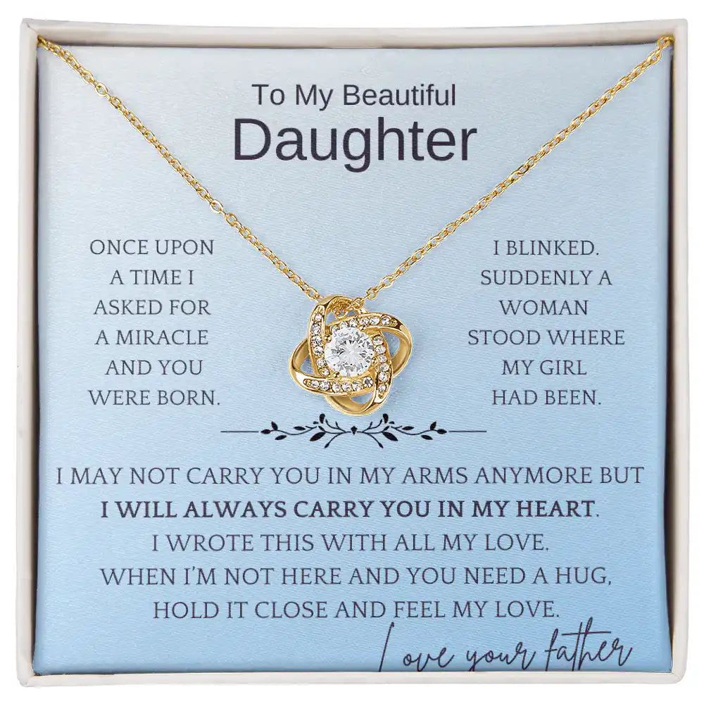 Carry In Arms Necklace From Father Gift for Jewelry | Gifting2Go