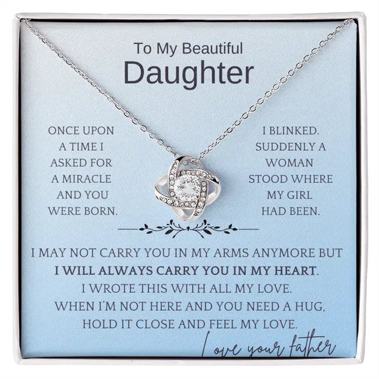 Carry In Arms Necklace From Father Gift for Jewelry | Gifting2Go