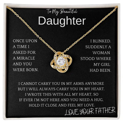 Carry In Heart Necklace Daughter Gift Gift for Jewelry | Gifting2Go