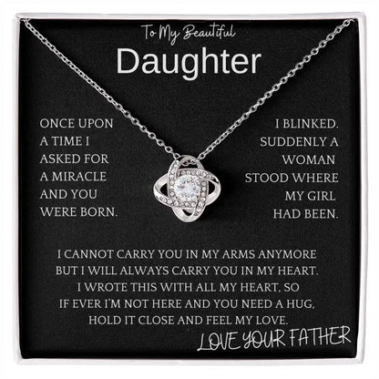 Carry In Heart Necklace Daughter Gift Gift for Jewelry | Gifting2Go