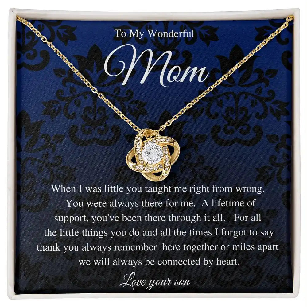 Connected By Heart Necklace Gift For Mom Gift for Necklaces | Gifting2Go