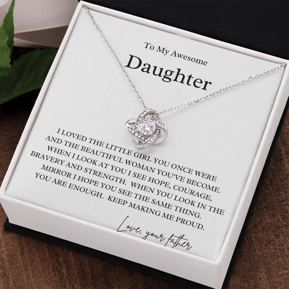Courage, Bravery Daughter Necklace Gift for Jewelry | Gifting2Go