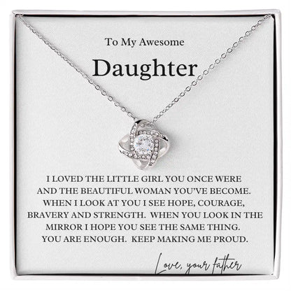 Courage, Bravery Daughter Necklace Gift for Jewelry | Gifting2Go