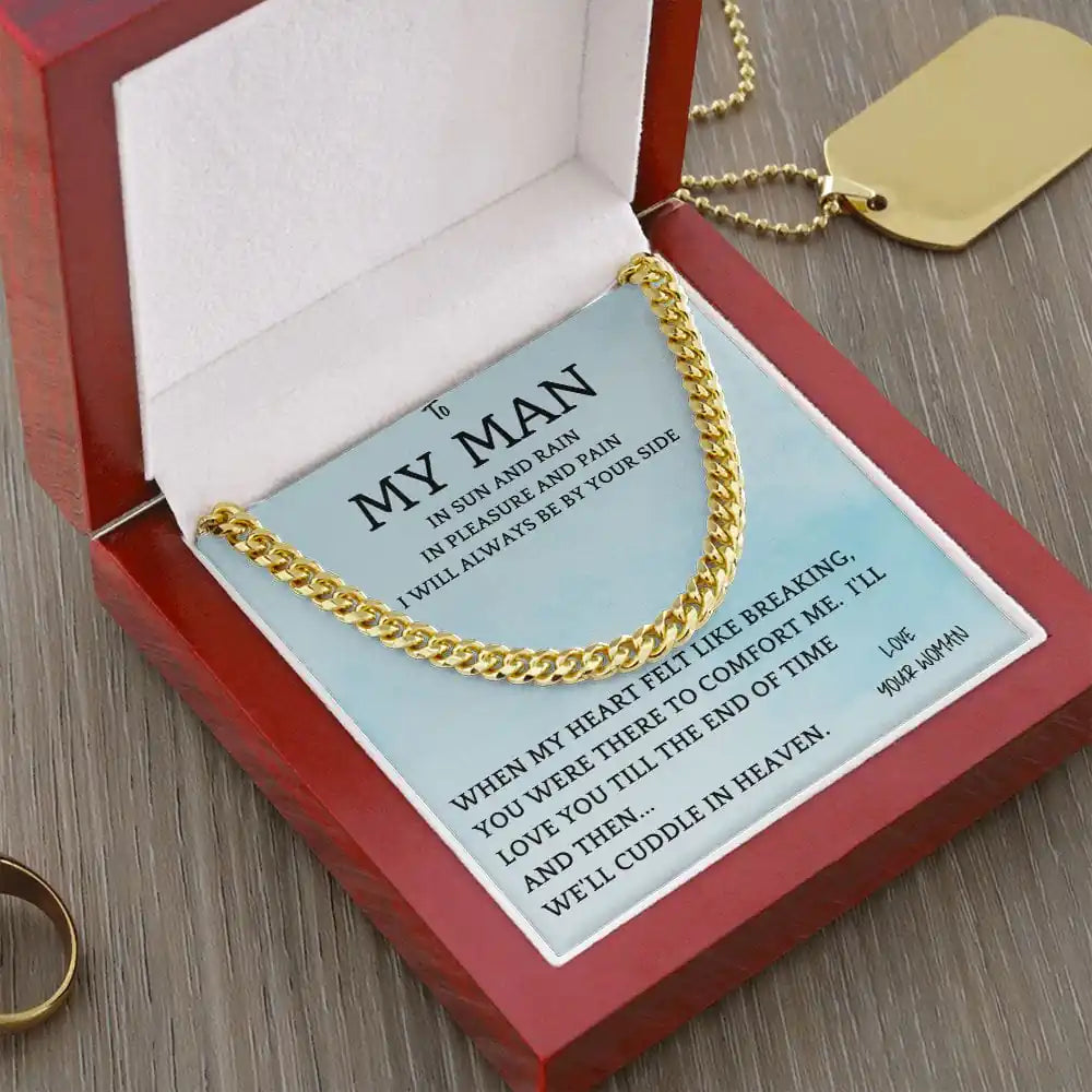 Cuddle in Heaven Cuban Chain Gift For Men Gift for Jewelry | Gifting2Go