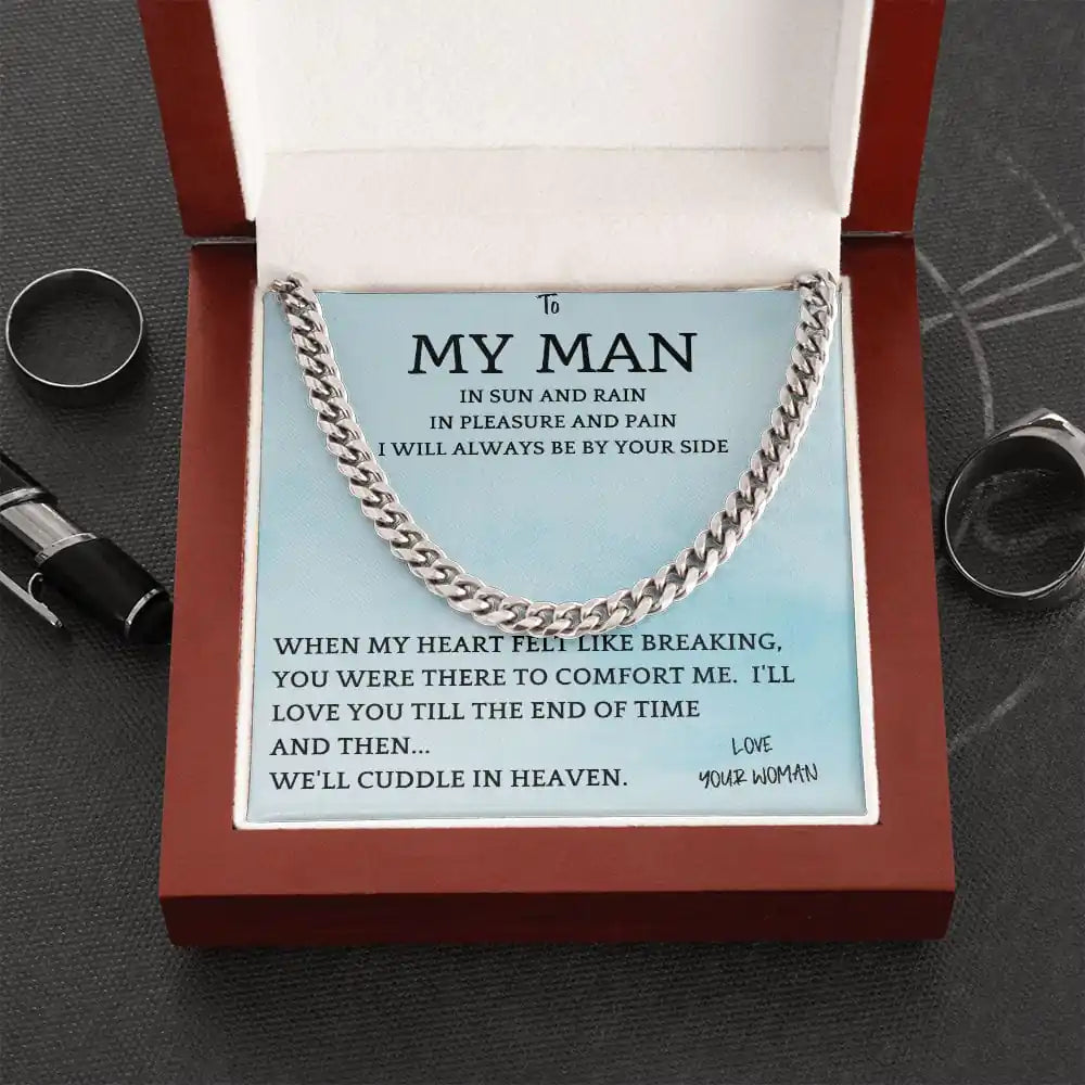 Cuddle in Heaven Cuban Chain Gift For Men Gift for Jewelry | Gifting2Go