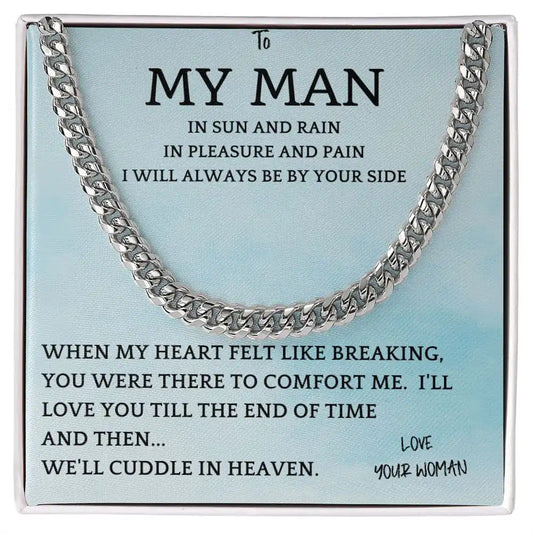 Cuddle in Heaven Cuban Chain Gift For Men Gift for Jewelry | Gifting2Go