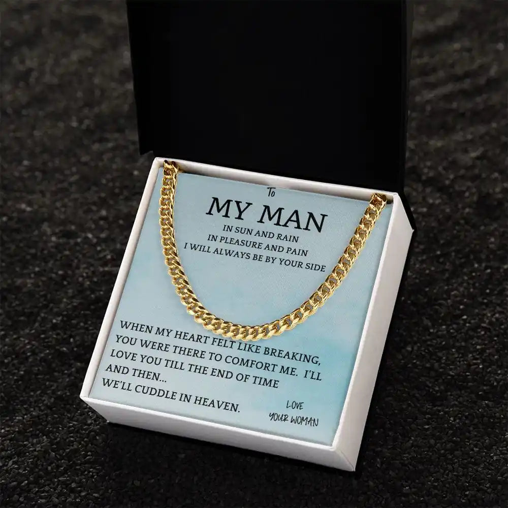 Cuddle in Heaven Cuban Chain Gift For Men Gift for Jewelry | Gifting2Go