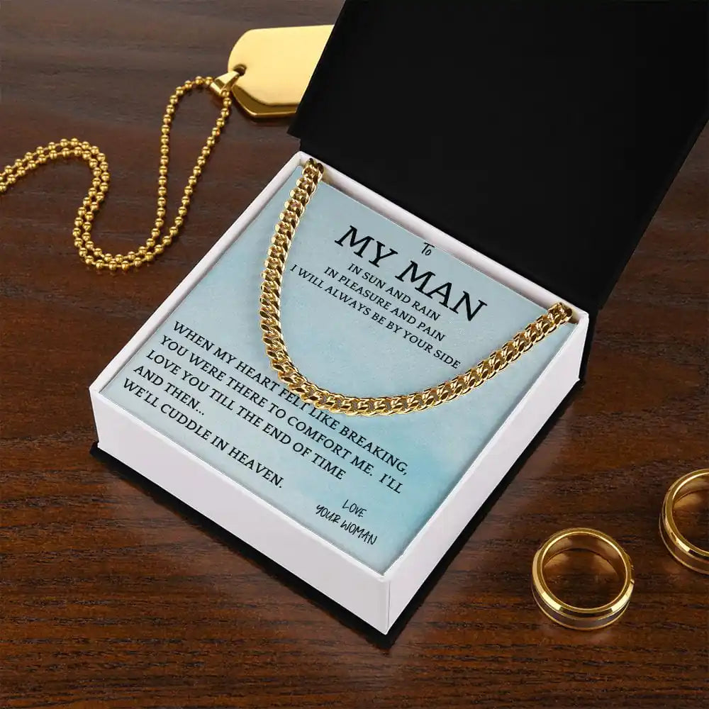 Cuddle in Heaven Cuban Chain Gift For Men Gift for Jewelry | Gifting2Go