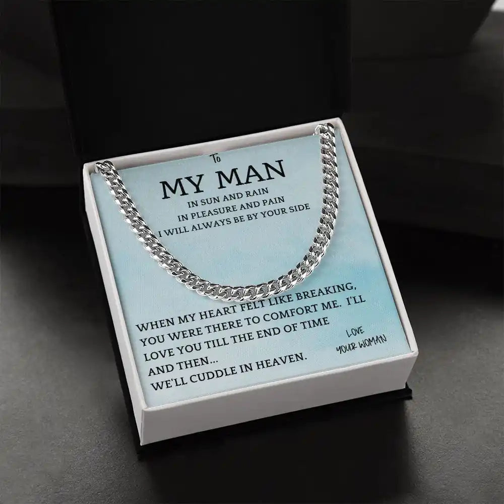 Cuddle in Heaven Cuban Chain Gift For Men Gift for Jewelry | Gifting2Go