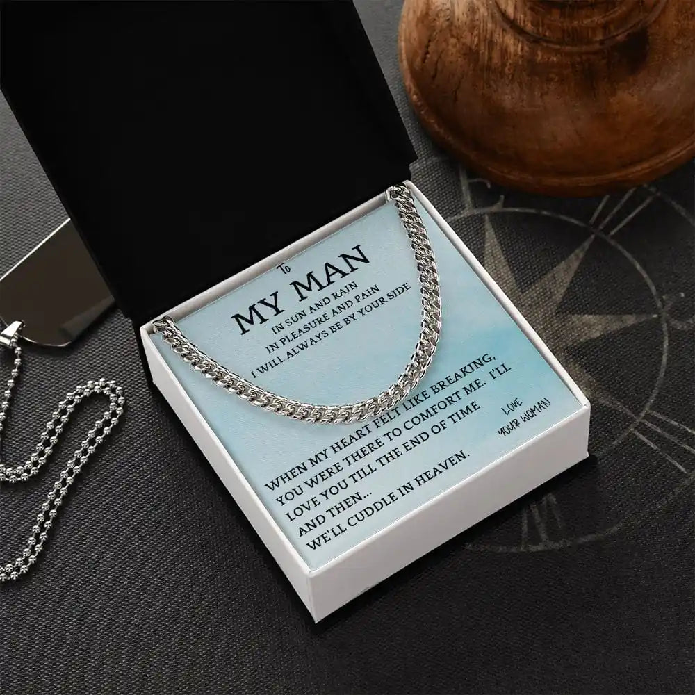 Cuddle in Heaven Cuban Chain Gift For Men Gift for Jewelry | Gifting2Go