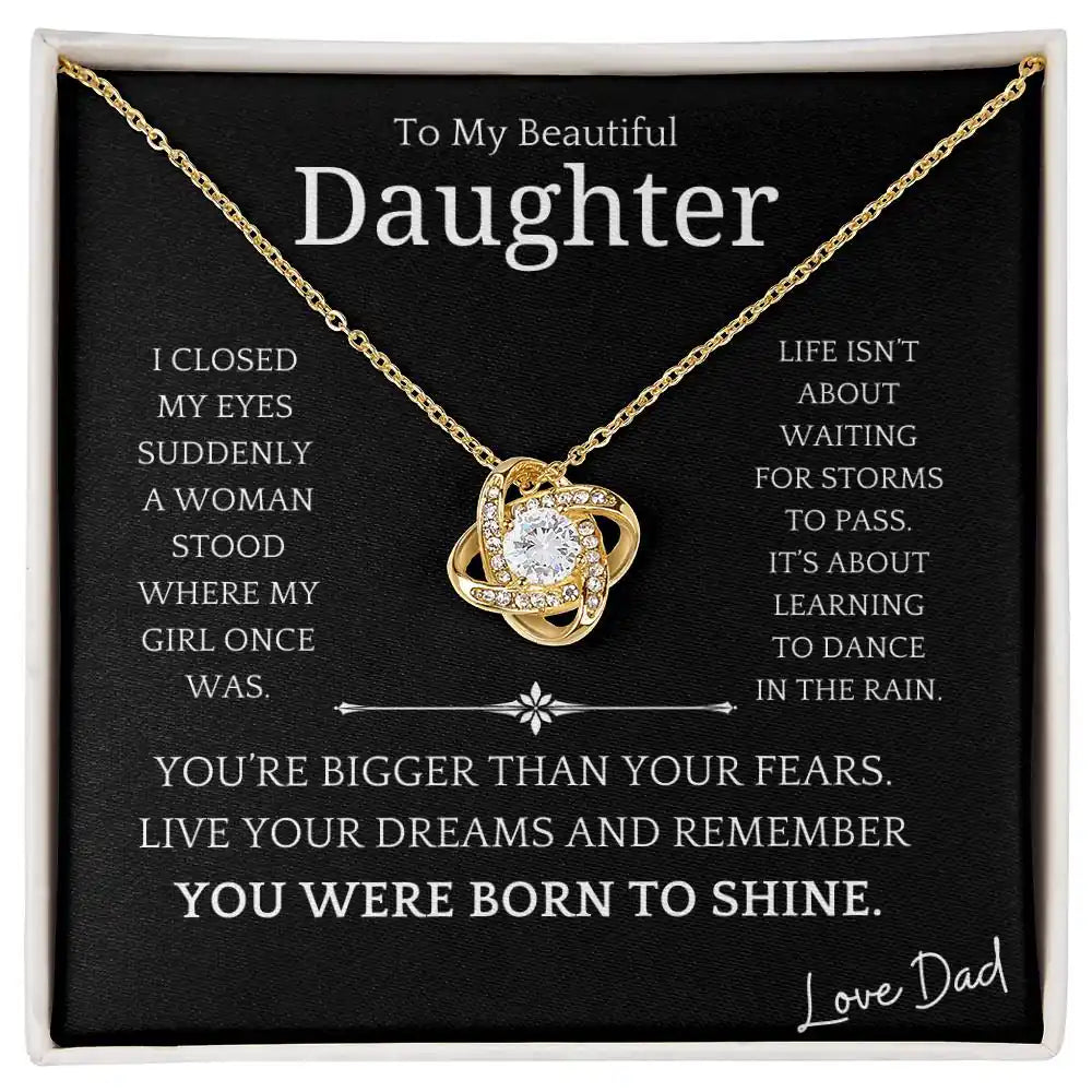 Dance In The Rain Daughter Necklace Gift for Jewelry | Gifting2Go