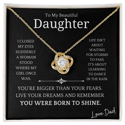 Dance In The Rain Daughter Necklace Gift for Jewelry | Gifting2Go