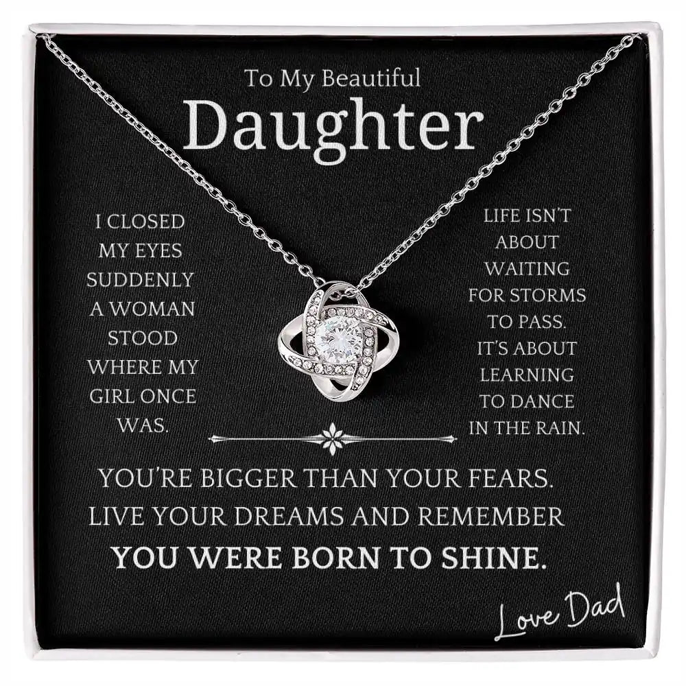 Dance In The Rain Daughter Necklace Gift for Jewelry | Gifting2Go
