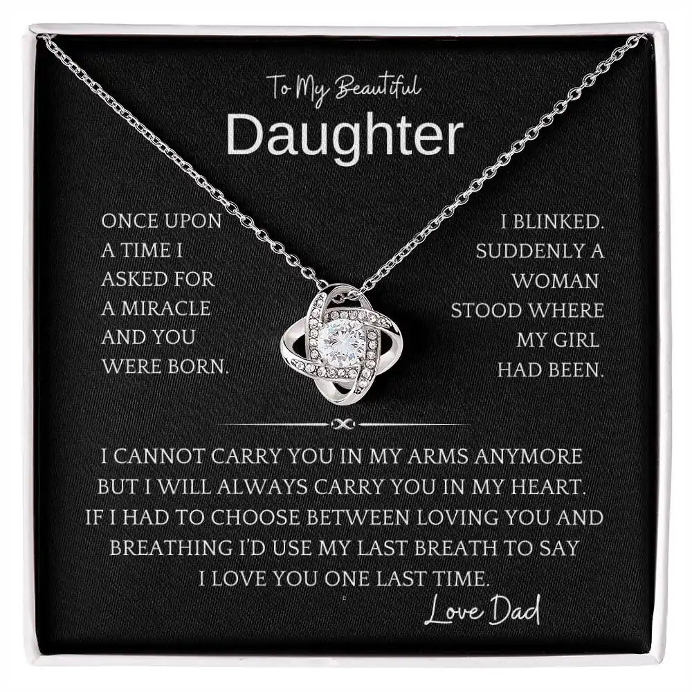 Daughter For Life Necklace Gift for Jewelry | Gifting2Go