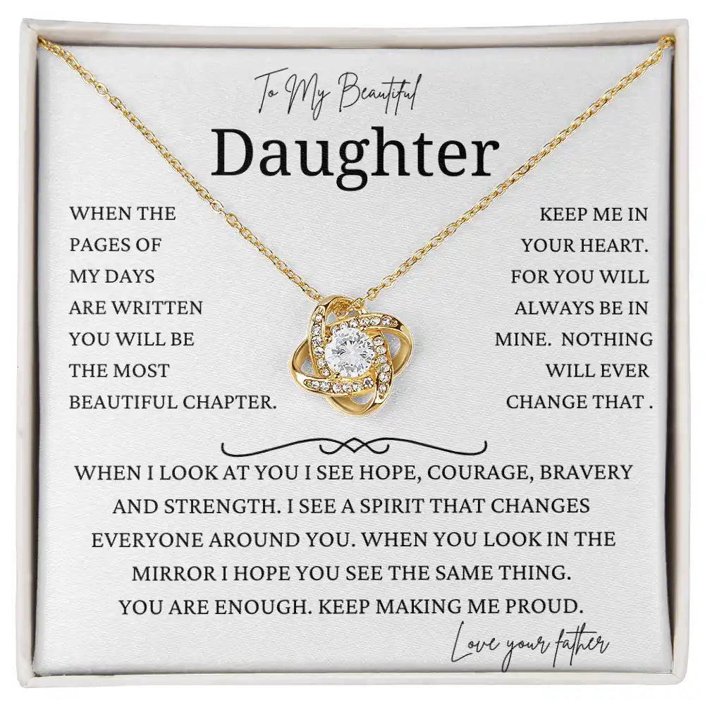 Days Are Written Daughter Gift Gift for Jewelry | Gifting2Go