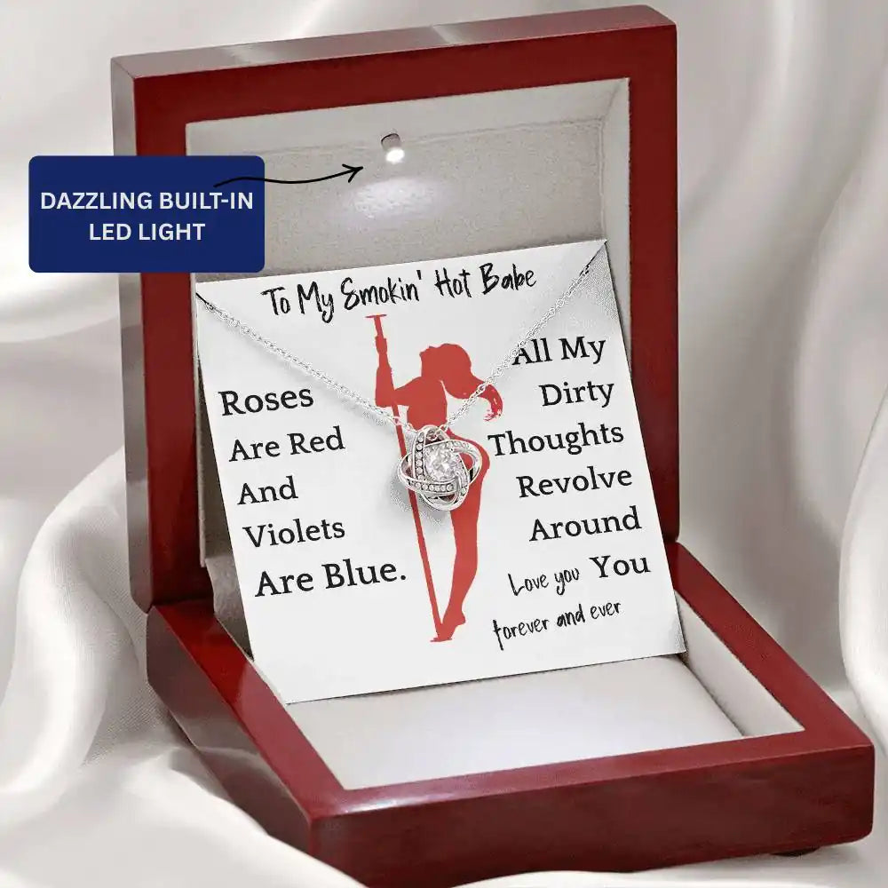 Dirty Thoughts Necklace Gift For Girlfriend Soulmate Anniversary Valentines Present For Woman Gift for Jewelry | Gifting2Go