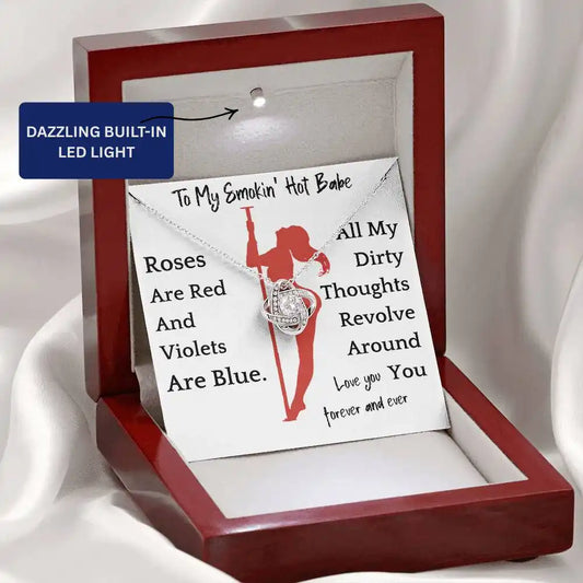 Dirty Thoughts Necklace Gift For Girlfriend Soulmate Anniversary Valentines Present For Woman Gift for Jewelry | Gifting2Go