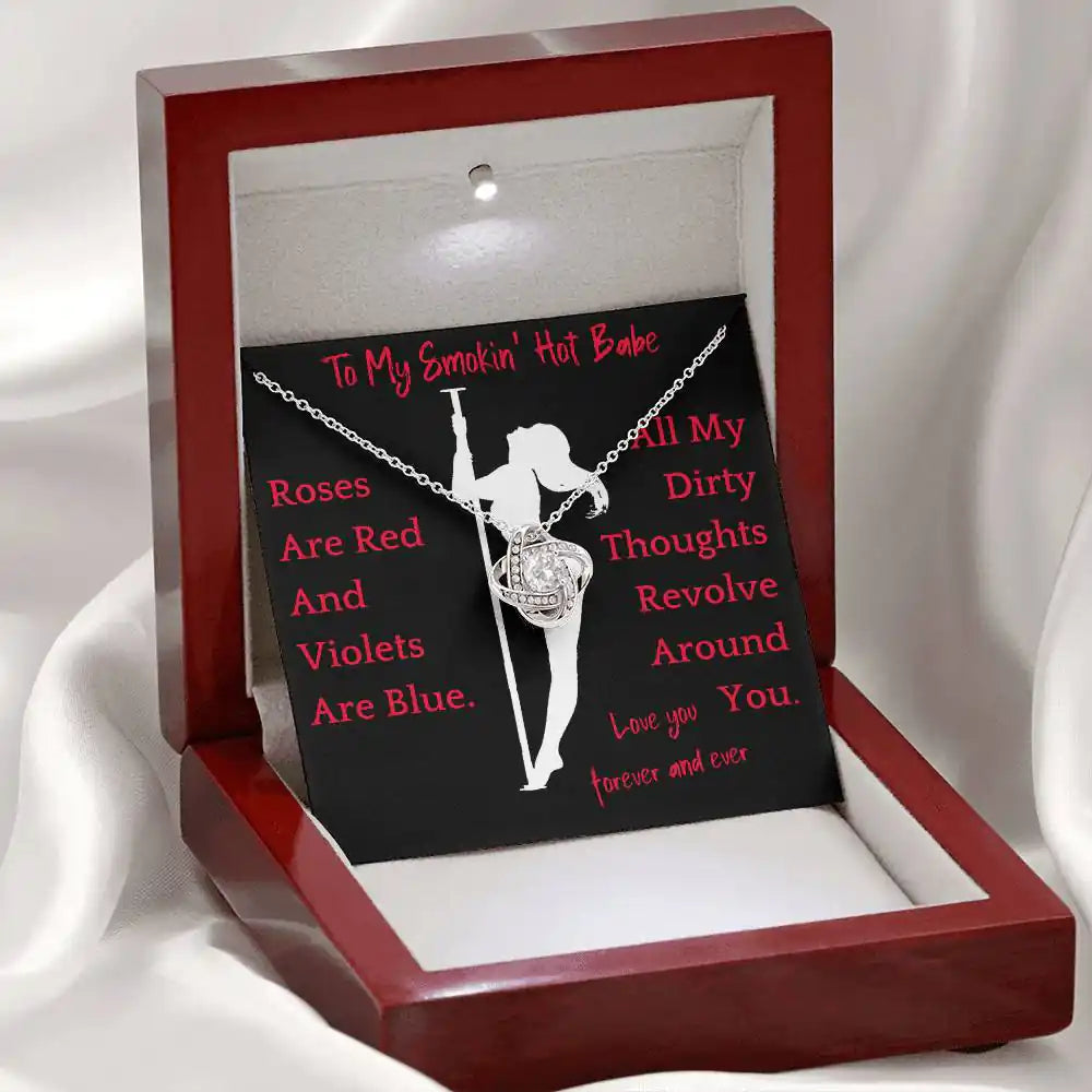 Dirty Thoughts Necklace Gift For Soulmate Girlfriend Wife Birthday Valentines Present For Women Gift for Jewelry | Gifting2Go