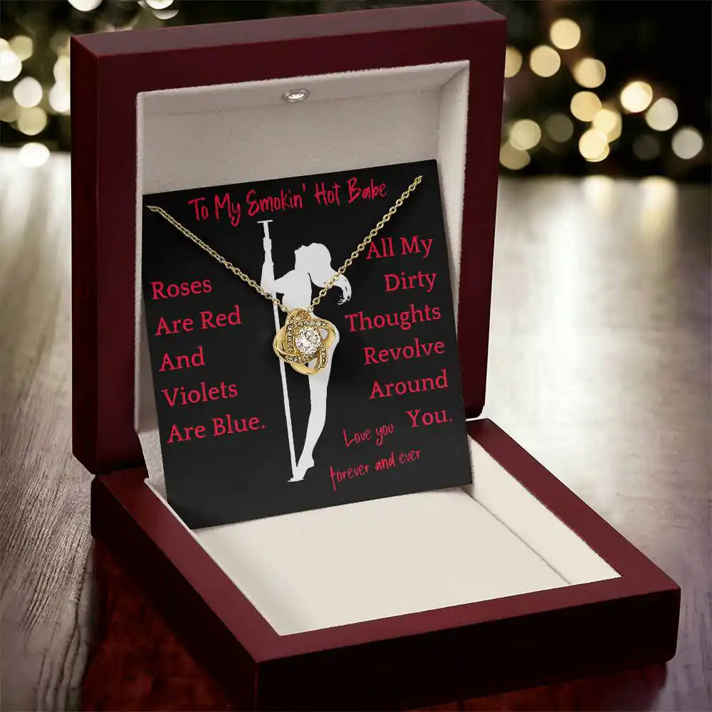 Dirty Thoughts Necklace Gift For Soulmate Girlfriend Wife Birthday Valentines Present For Women Gift for Jewelry | Gifting2Go