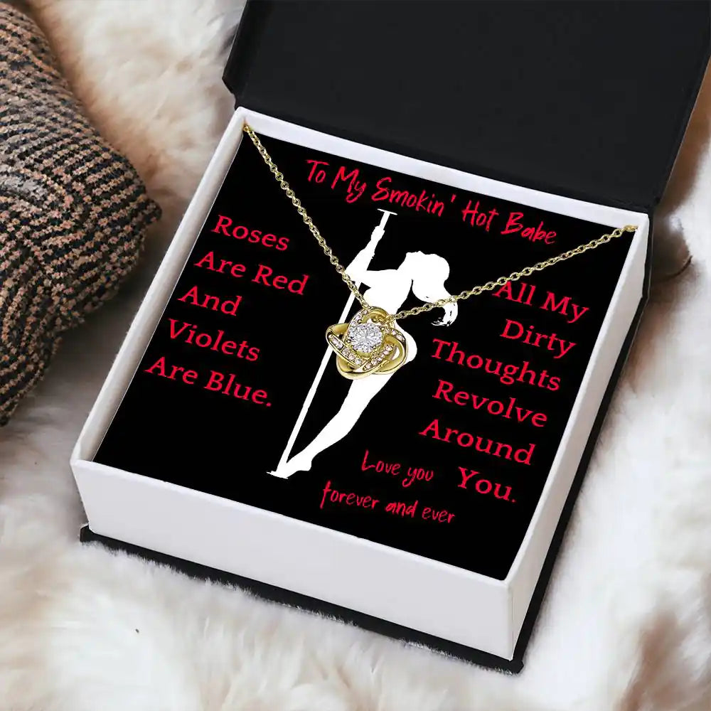 Dirty Thoughts Necklace Gift For Soulmate Girlfriend Wife Birthday Valentines Present For Women Gift for Jewelry | Gifting2Go
