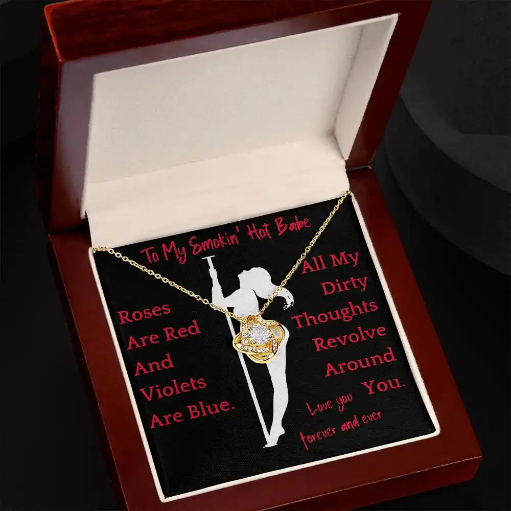 Dirty Thoughts Necklace Gift For Soulmate Girlfriend Wife Birthday Valentines Present For Women Gift for Jewelry | Gifting2Go