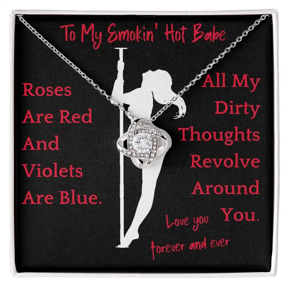 Dirty Thoughts Necklace Gift For Soulmate Girlfriend Wife Birthday Valentines Present For Women Gift for Jewelry | Gifting2Go