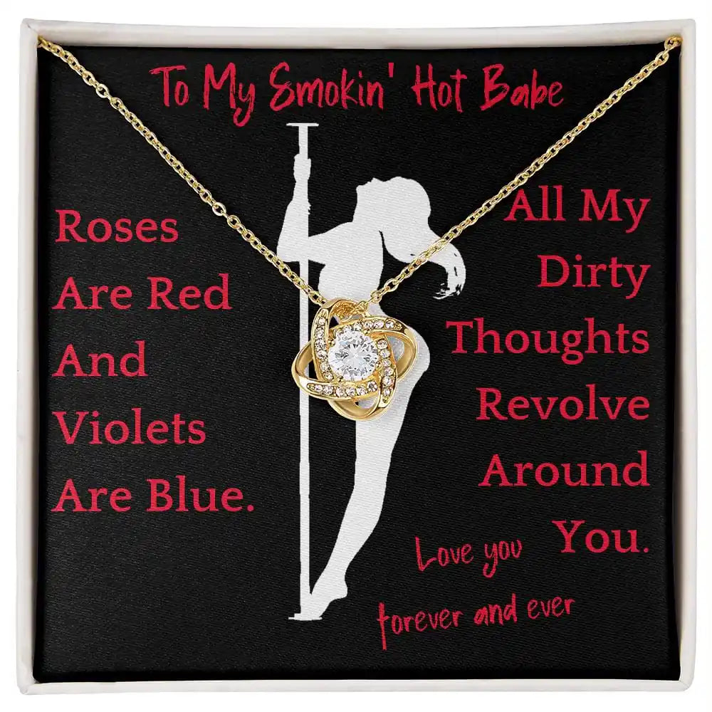 Dirty Thoughts Necklace Gift For Soulmate Girlfriend Wife Birthday Valentines Present For Women Gift for Jewelry | Gifting2Go