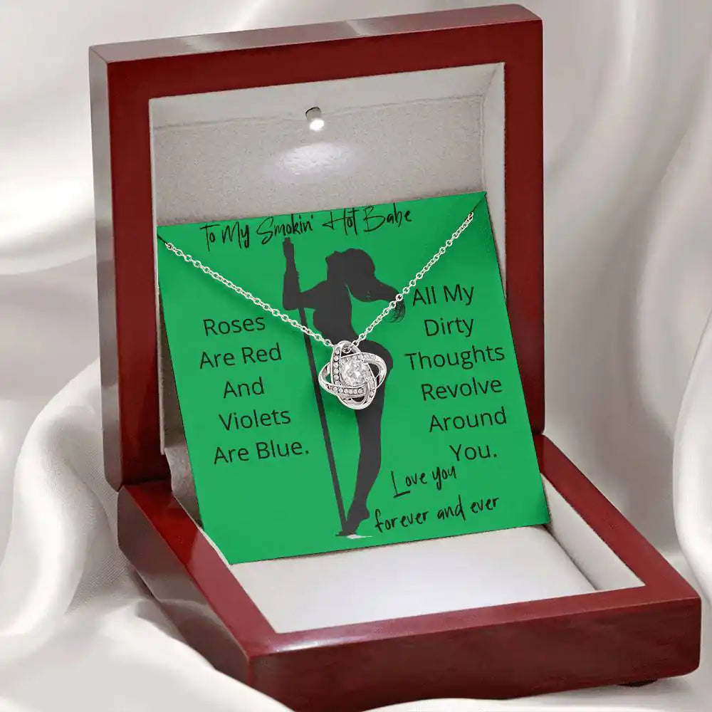 Dirty Thoughts Necklace Gift For Wife Girlfriend Anniversary Birthday Present For Women Gift for Jewelry | Gifting2Go