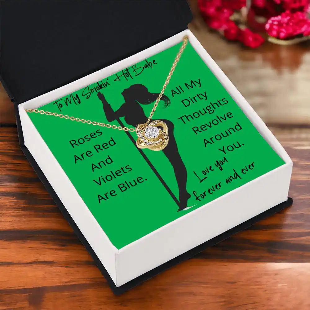 Dirty Thoughts Necklace Gift For Wife Girlfriend Anniversary Birthday Present For Women Gift for Jewelry | Gifting2Go