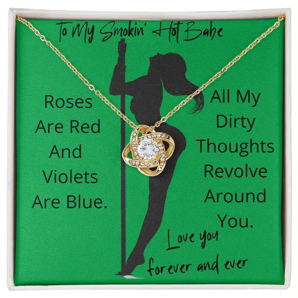 Dirty Thoughts Necklace Gift For Wife Girlfriend Anniversary Birthday Present For Women Gift for Jewelry | Gifting2Go