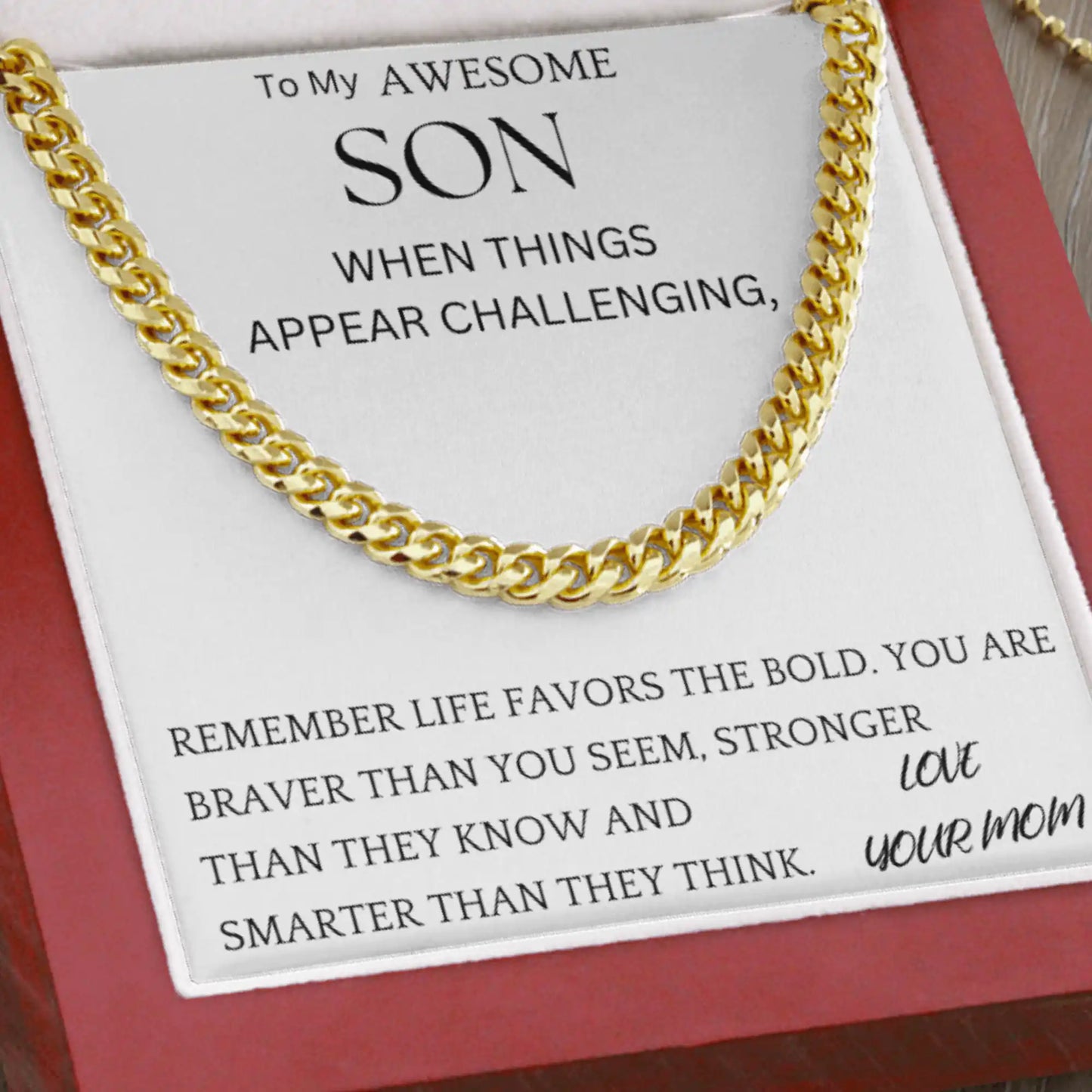 Favors The Bold Gift For Son Graduation Christmas Birthday Present For Men Gift for Jewelry | Gifting2Go