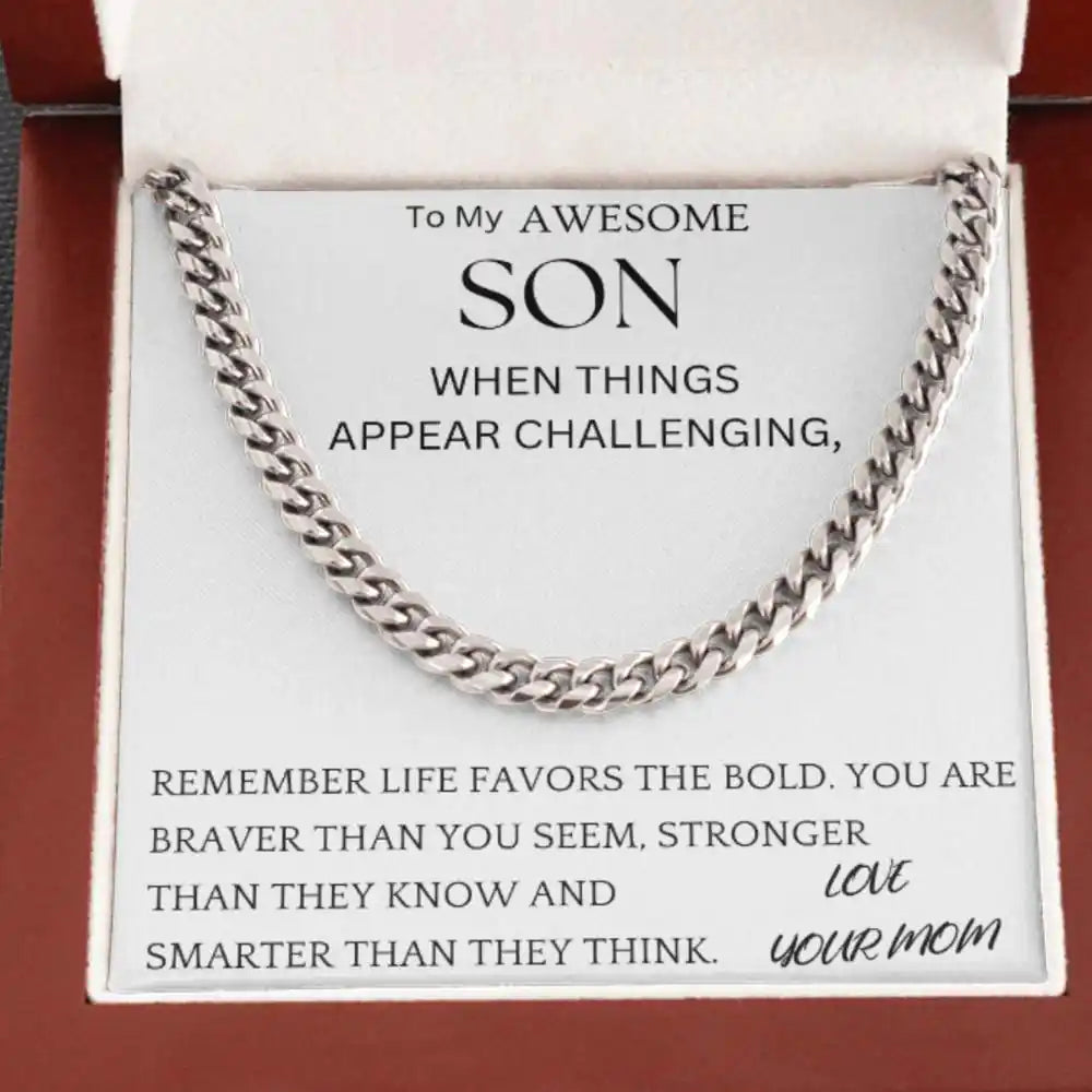 Favors The Bold Gift For Son Graduation Christmas Birthday Present For Men Gift for Jewelry | Gifting2Go