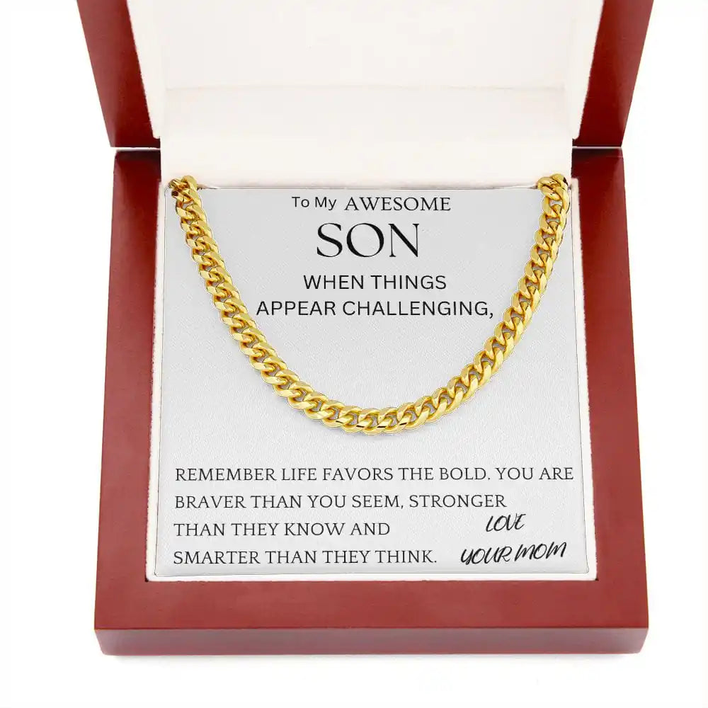 Favors The Bold Gift For Son Graduation Christmas Birthday Present For Men Gift for Jewelry | Gifting2Go