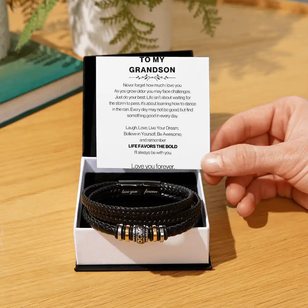 Favors The Bold Grandson Gift Gift for 2668 - Apparel & Accessories > Handbags, Wallets & Cases > Wallets & Money Clips | Gifting2Go