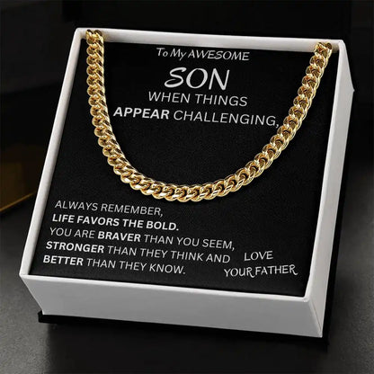 Favors The Bold Son Gift Gift for Jewelry | Gifting2Go