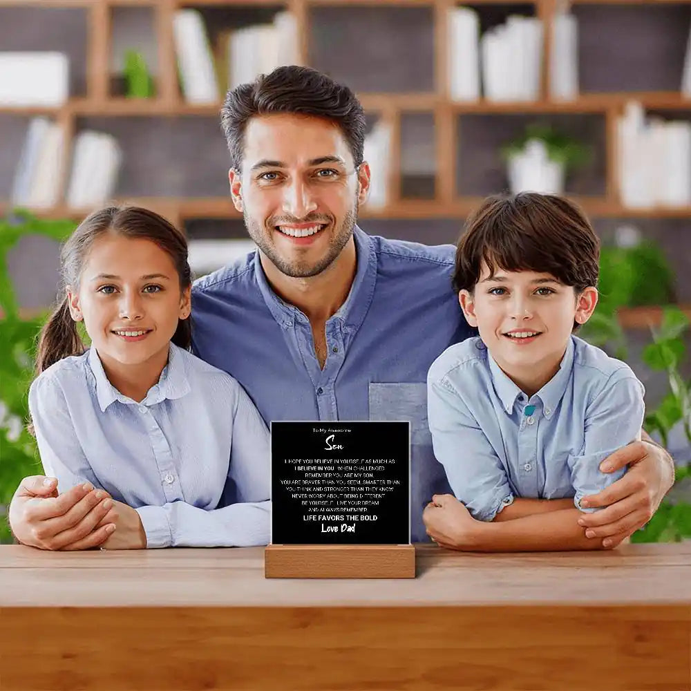 Favors The Bold Son Gift Gift for 708 - Home & Garden > Decor > Decorative Plaques | Gifting2Go