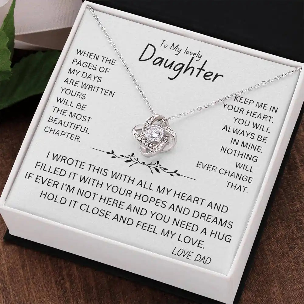 Feel My Love Necklace For Daughter Gift for Jewelry | Gifting2Go