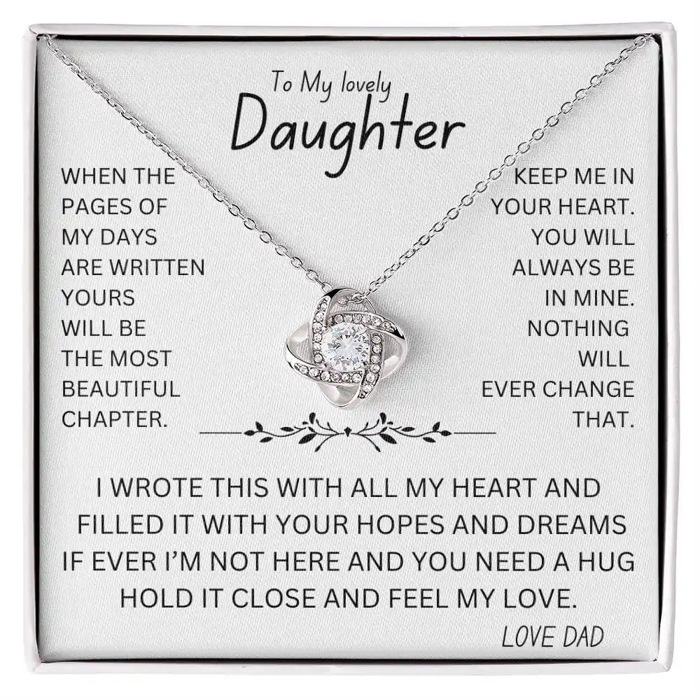 Feel My Love Necklace For Daughter Gift for Jewelry | Gifting2Go