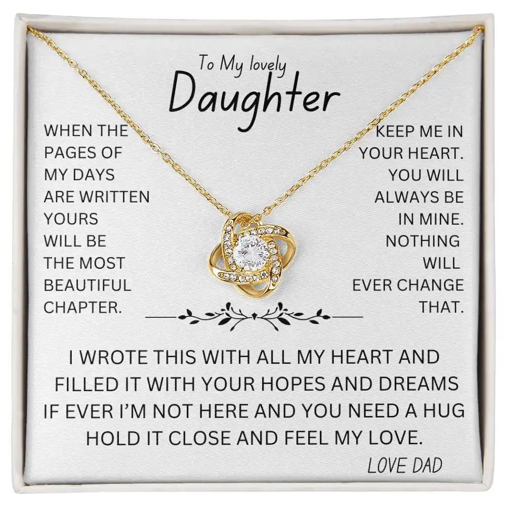 Feel My Love Necklace For Daughter Gift for Jewelry | Gifting2Go