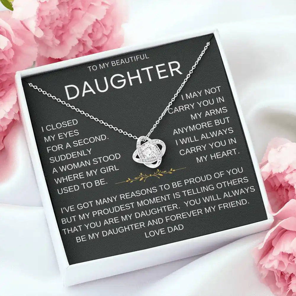 Forever Daughter Necklace Gift From Dad Gift for Jewelry | Gifting2Go