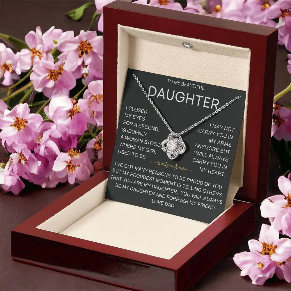 Forever Daughter Necklace Gift From Dad Gift for Jewelry | Gifting2Go